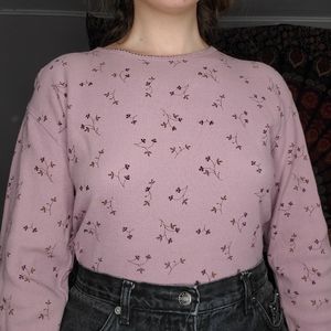 Cottage core long sleeve shirt